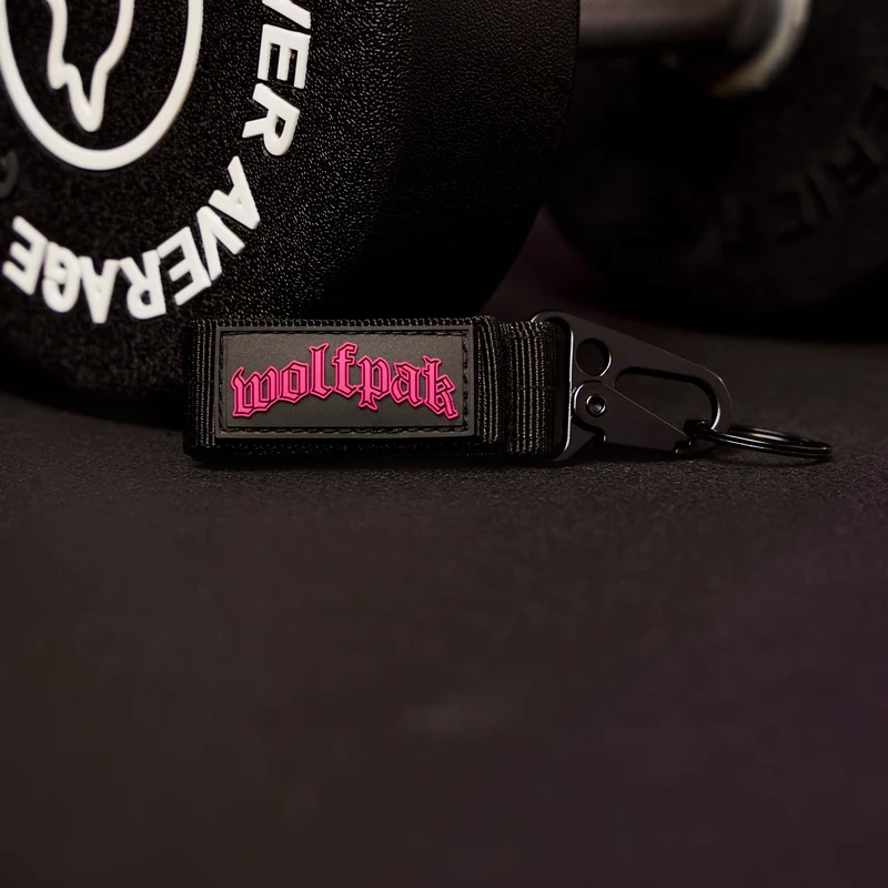 Deathwing Pink Script Multi-Functional Nylon Key Chain