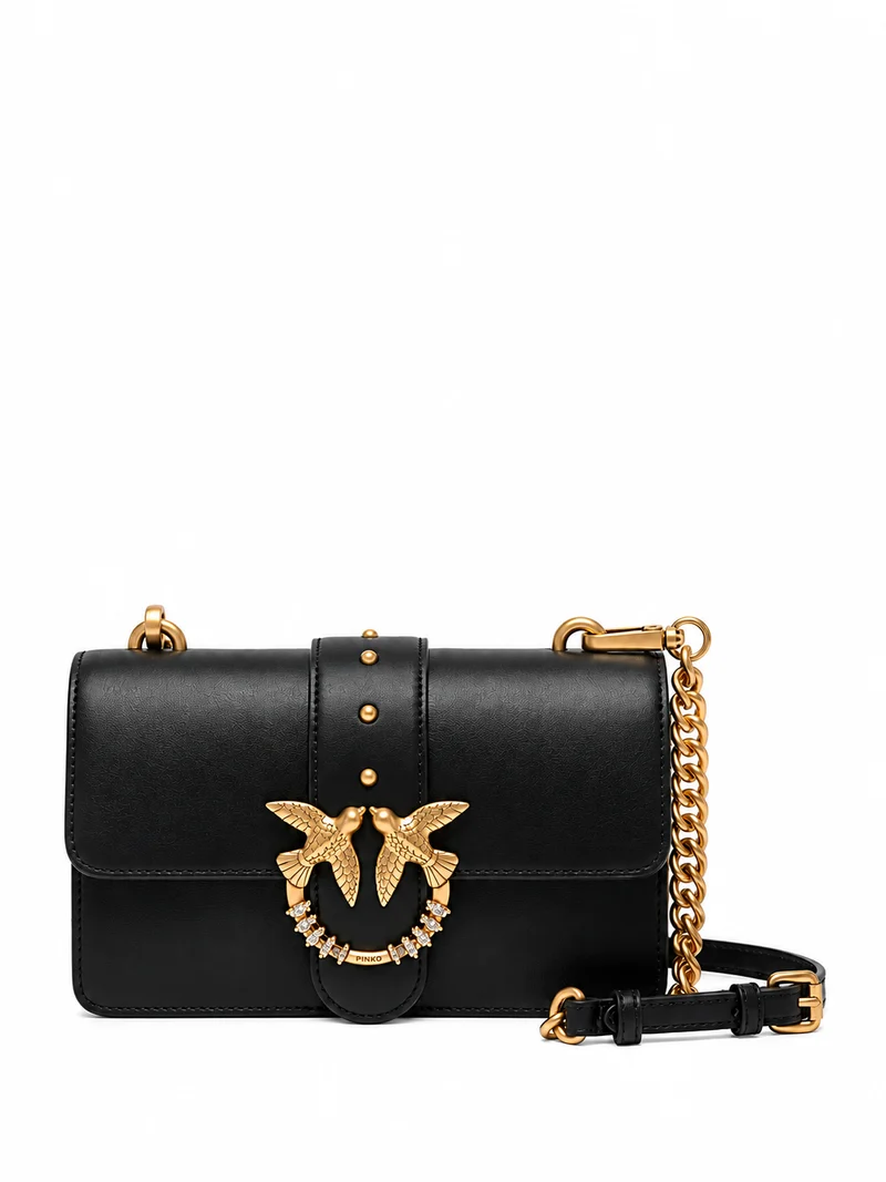 Pinko Borsa a Tracolla Pinko Love One Mini New Buckle Vitel - Nero
