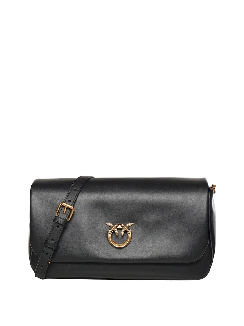 Pinko Borsa A Tracolla Love Bag Click Soft Horizontal Handle Pinko - Nero