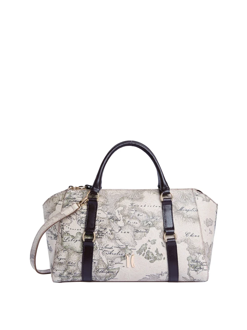 Alviero Martini Borsa A Mano Country Geo 1° Classe Tortora