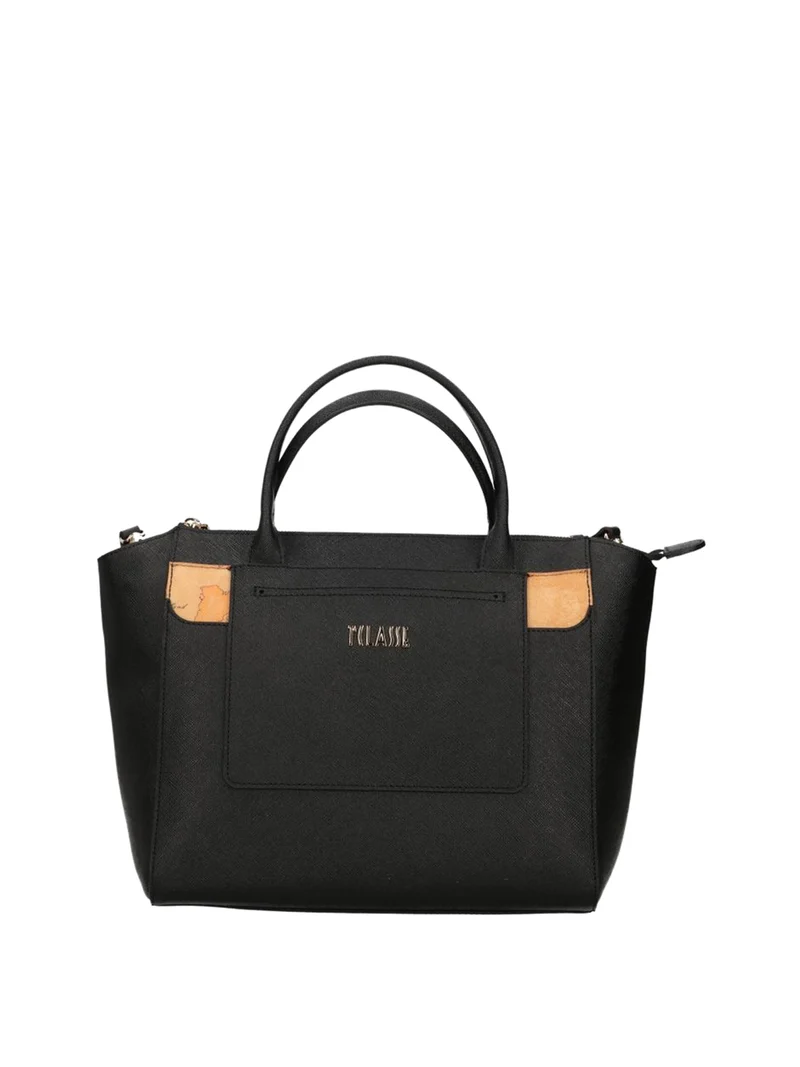 Alviero Martini Borsa A Mano 1°Classe Logo Frontale Nero