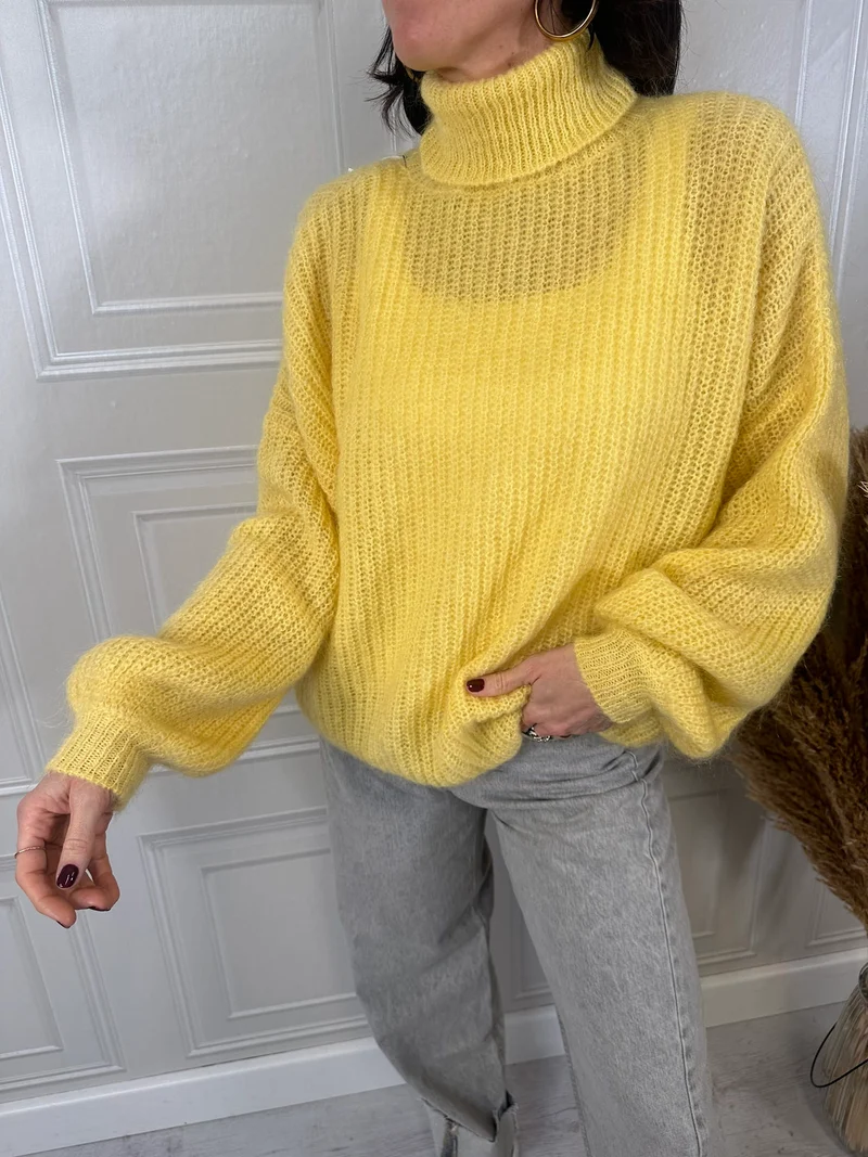 Pull dolcevita manica palloncino - Kontatto