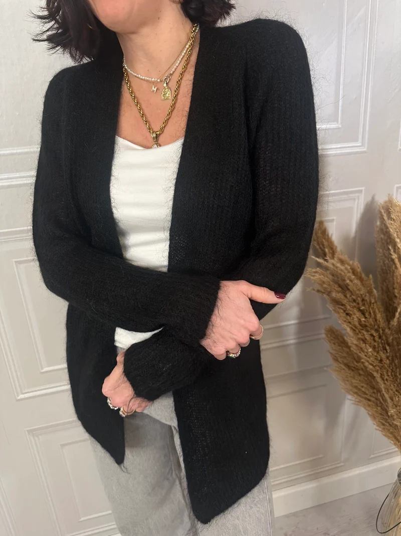 Cardigan mohair - Kontatto