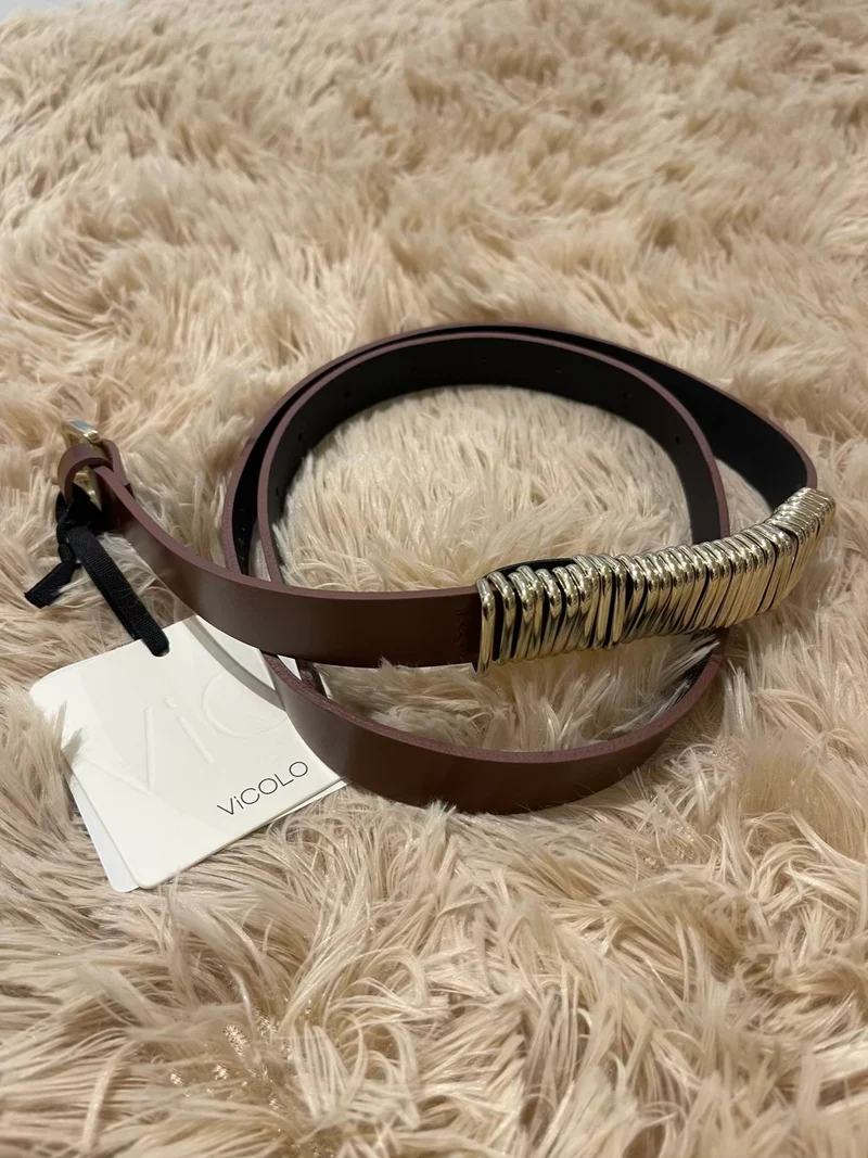 Cintura ring in pelle - Vicolo