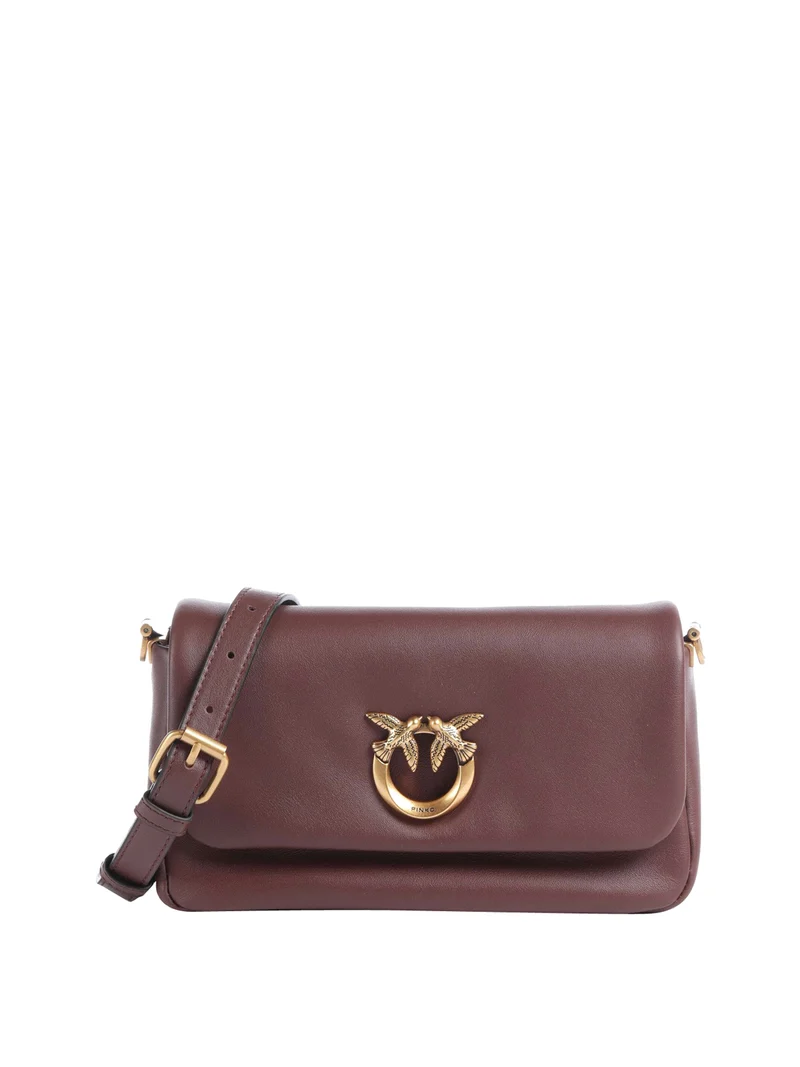 Pinko Borsa A Tracolla Pinko Click Soft Horizontal Mini Marrone