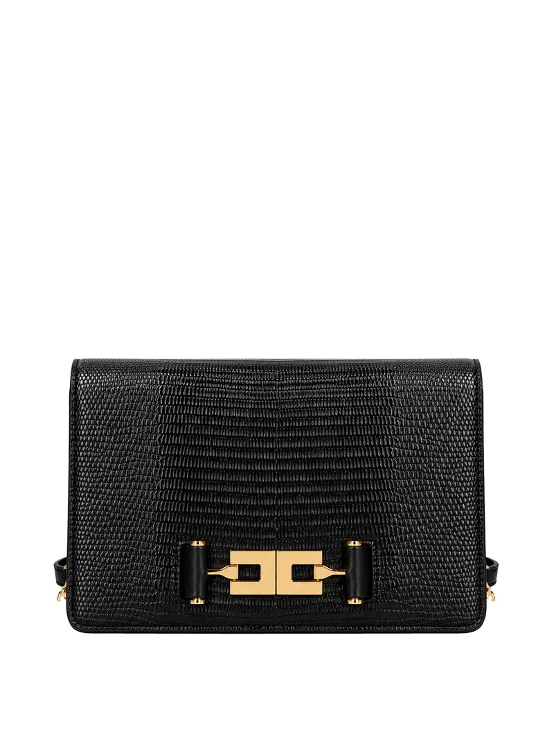 Elisabetta Franchi Borsa A Mano Elisabetta Franchi Logo Frontale Nero