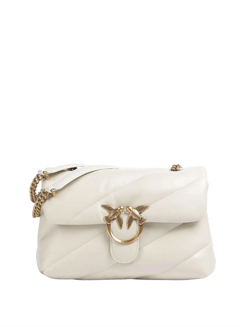 Pinko Borsa A Tracolla Pinko Love Puff Mini Small B. Sheep Bianco