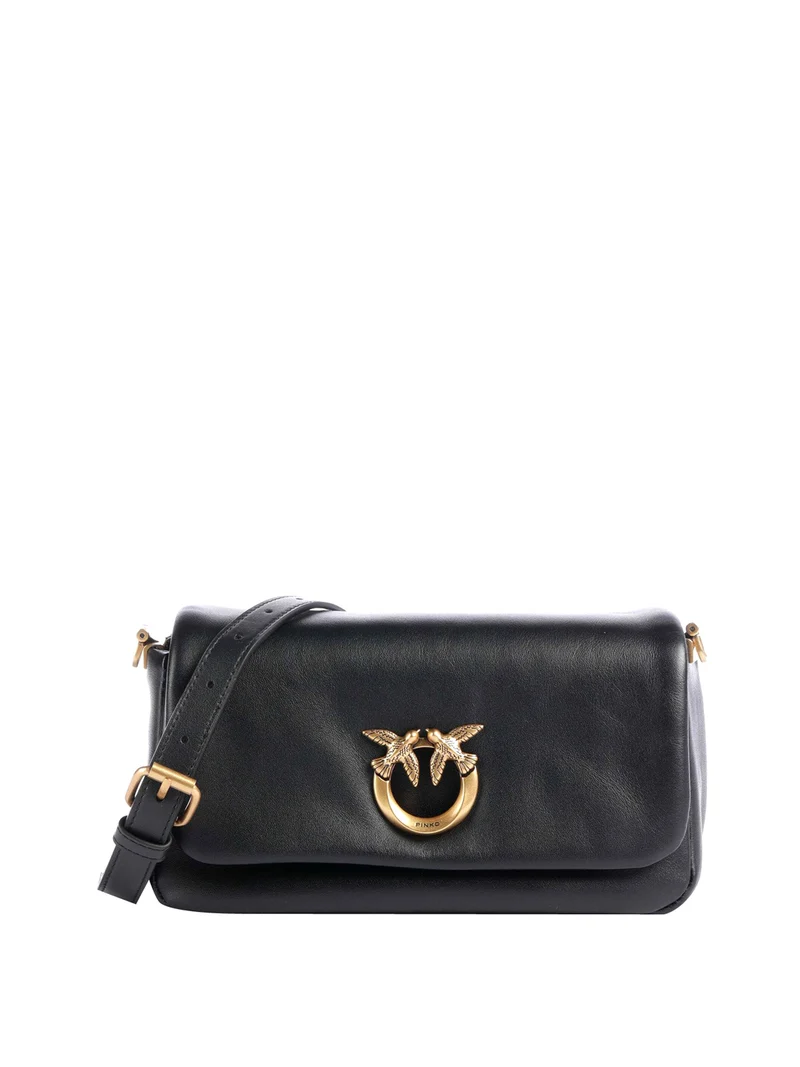 Pinko Borsa A Tracolla Pinko Click Soft Horizontal Mini Nero