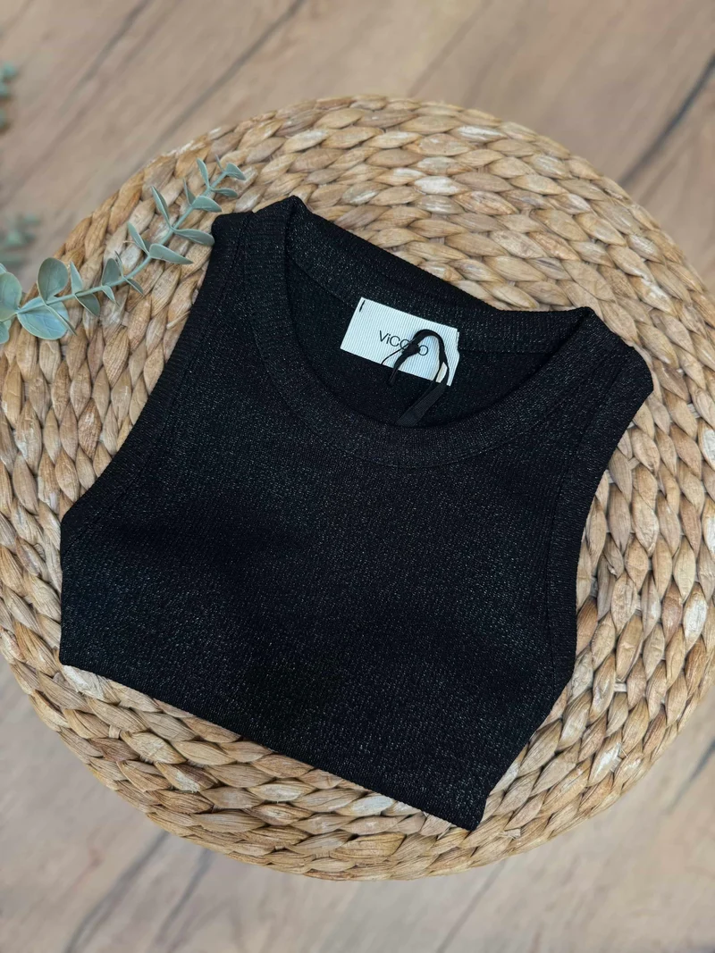 Canotta lurex costine vogatore - Vicolo