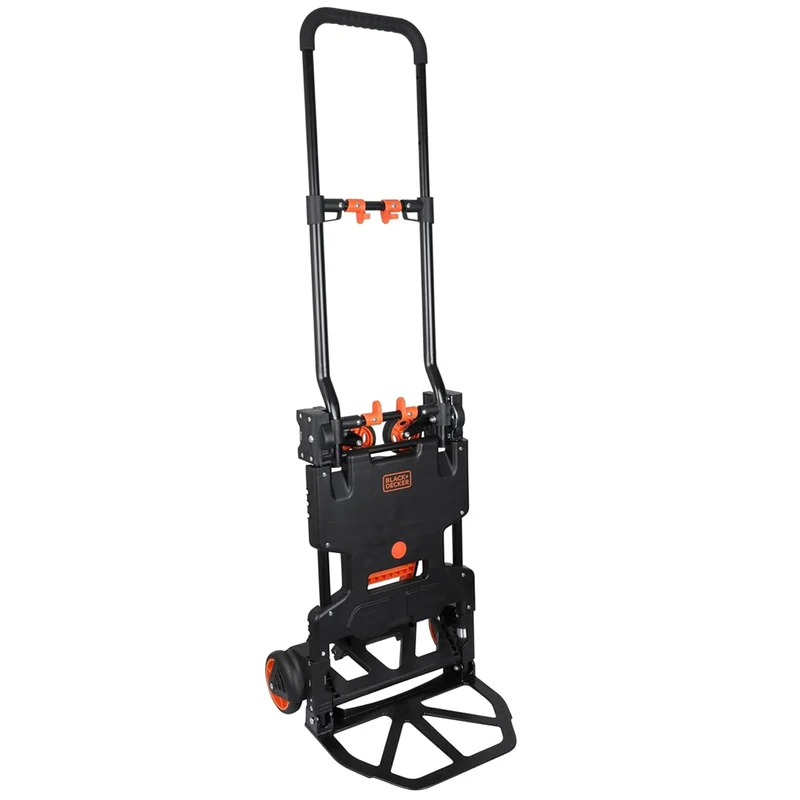 Carrello 2-in-1 Pieghevole con Piattaforma Carrellino Trasporto Pacchi Max 120kg