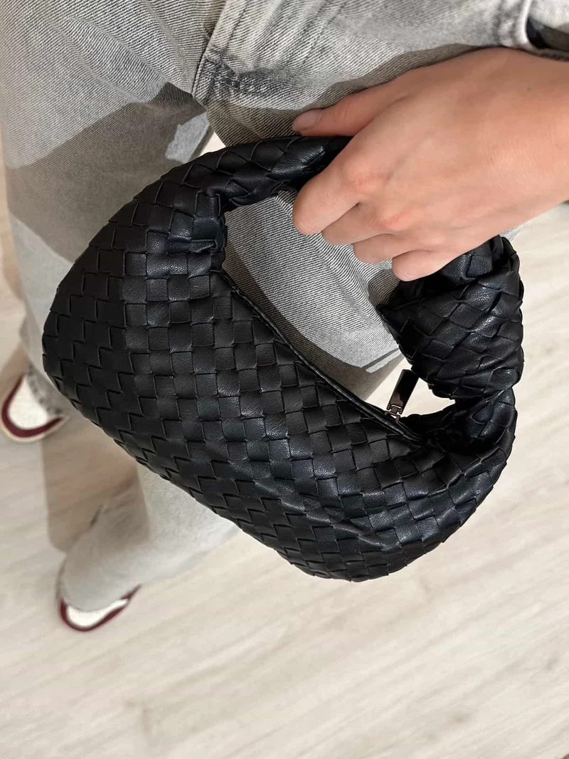 Borsa piccola intrecciata nodo - Hola