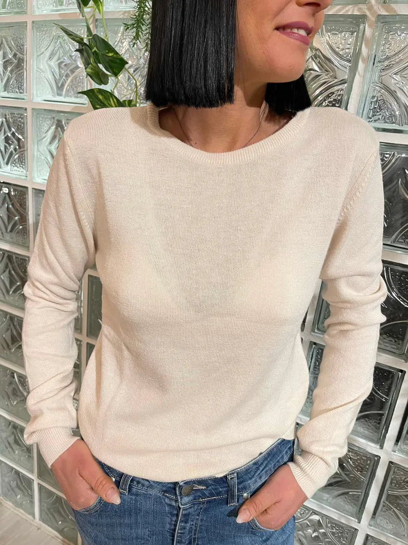 Pull girocollo cashmere - HaveOne