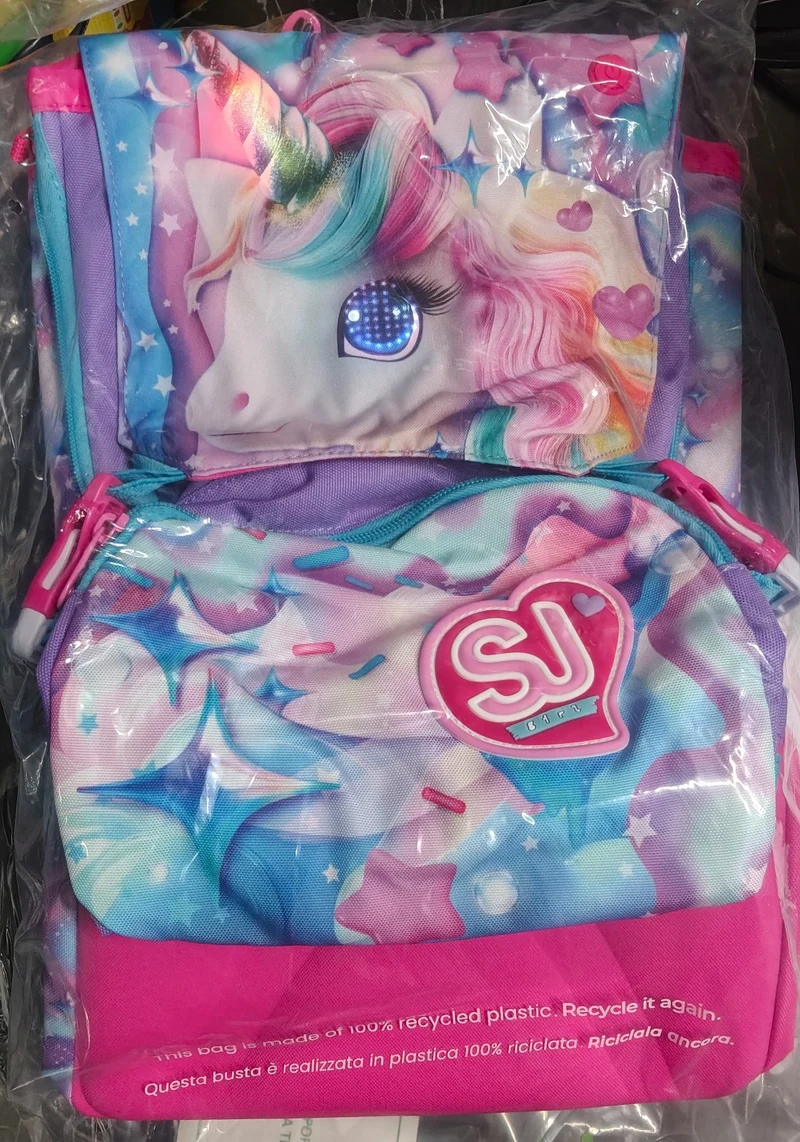 ZAINO SDOPP GLOW LED UNICORNO