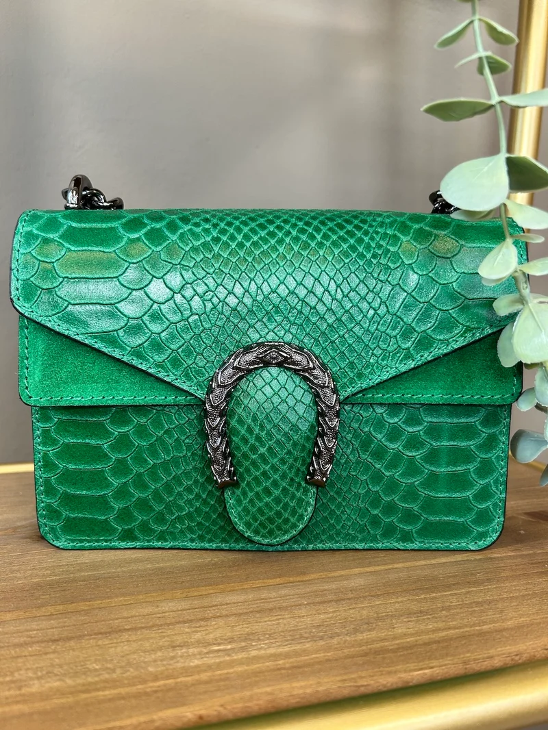 Borsa in pelle small con ferro di cavallo - Hola