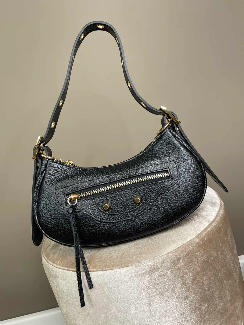 Borsa mezzaluna pelle style “le cagole”- Hola