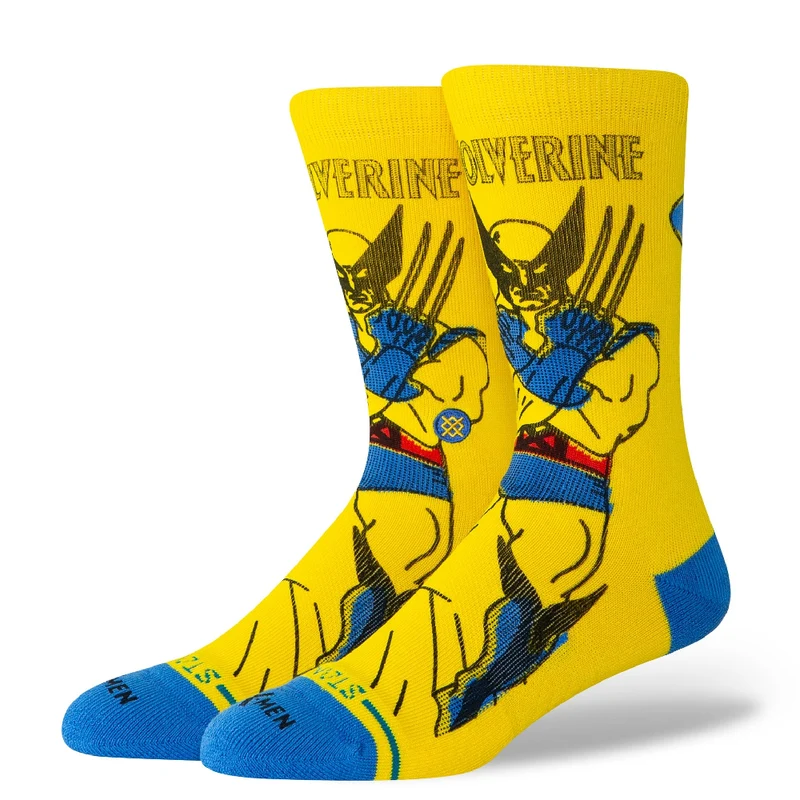 Wolverine Crew Socks Yellow