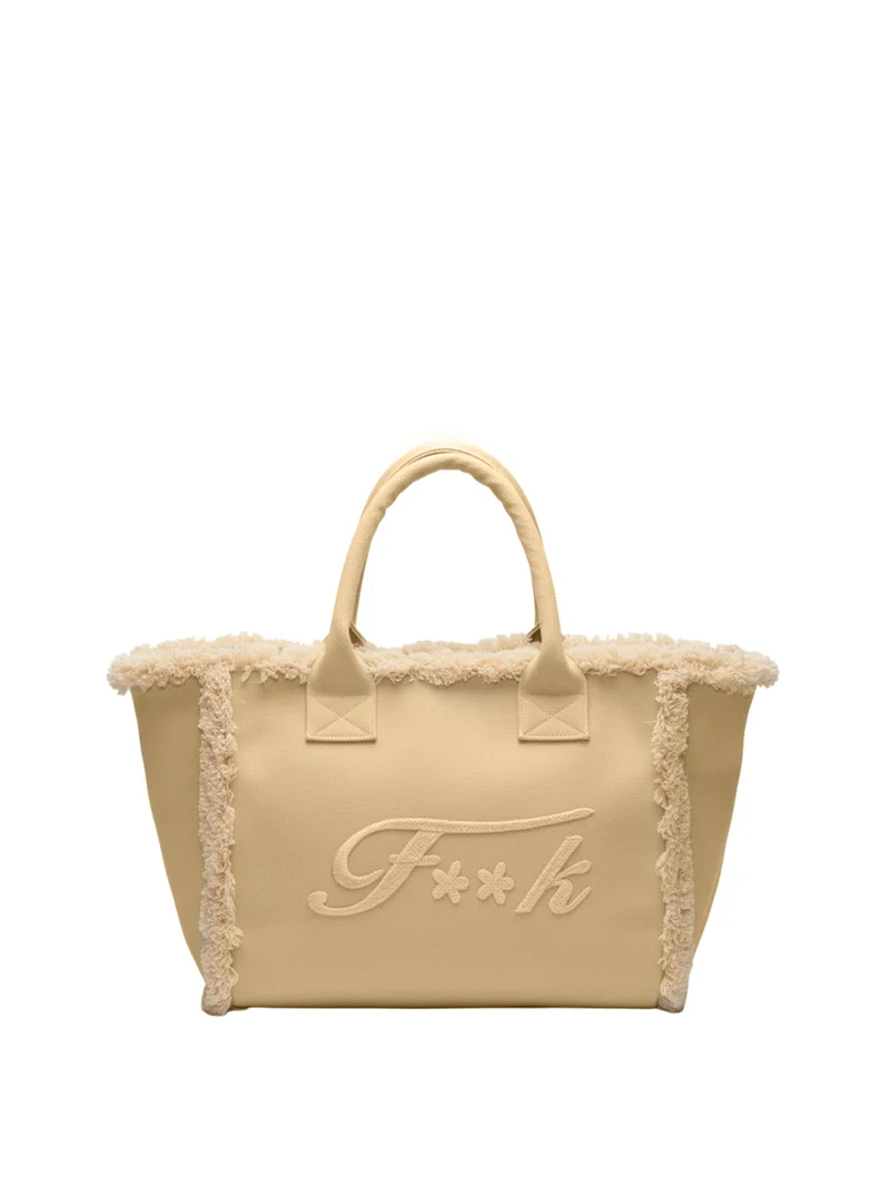 F**k Borsa a Mano F**K - Beige
