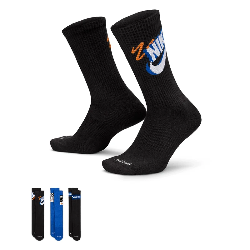 Everyday Plus Crew Socks (3 Pairs) Multi