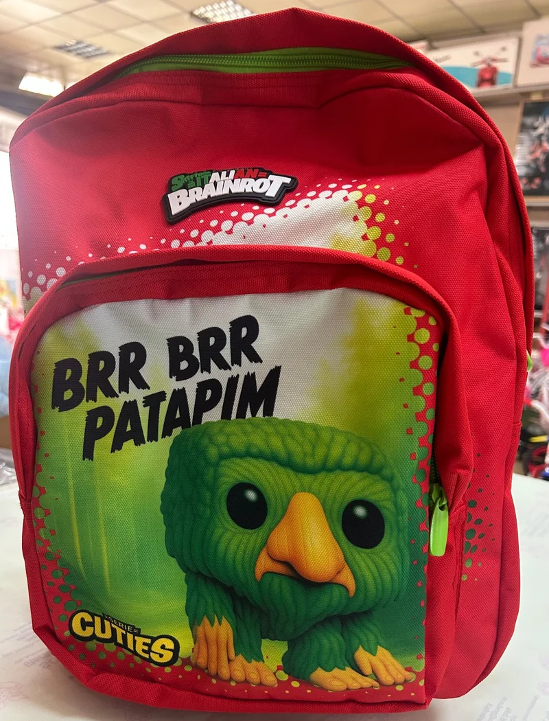 ZAINO SKIFIDOL BRAINROT BRR BRR PATAPIM