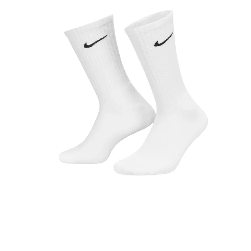 Cushioned Training Crew Socks (3 Pairs) White