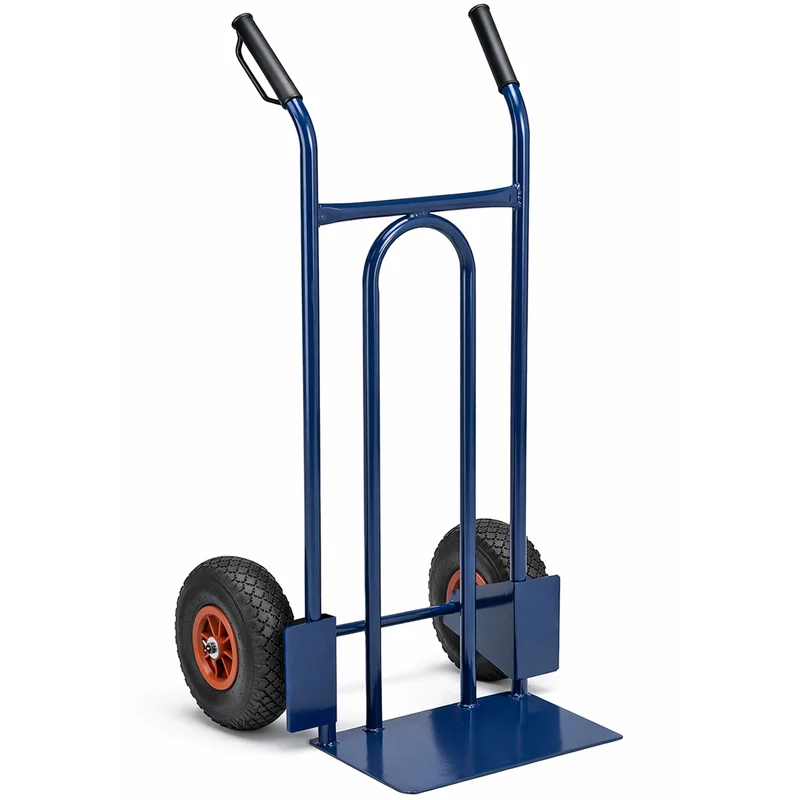 Carrello per Traporto Universale con Ruote Pneumatiche Portata 200kg Ergonomico