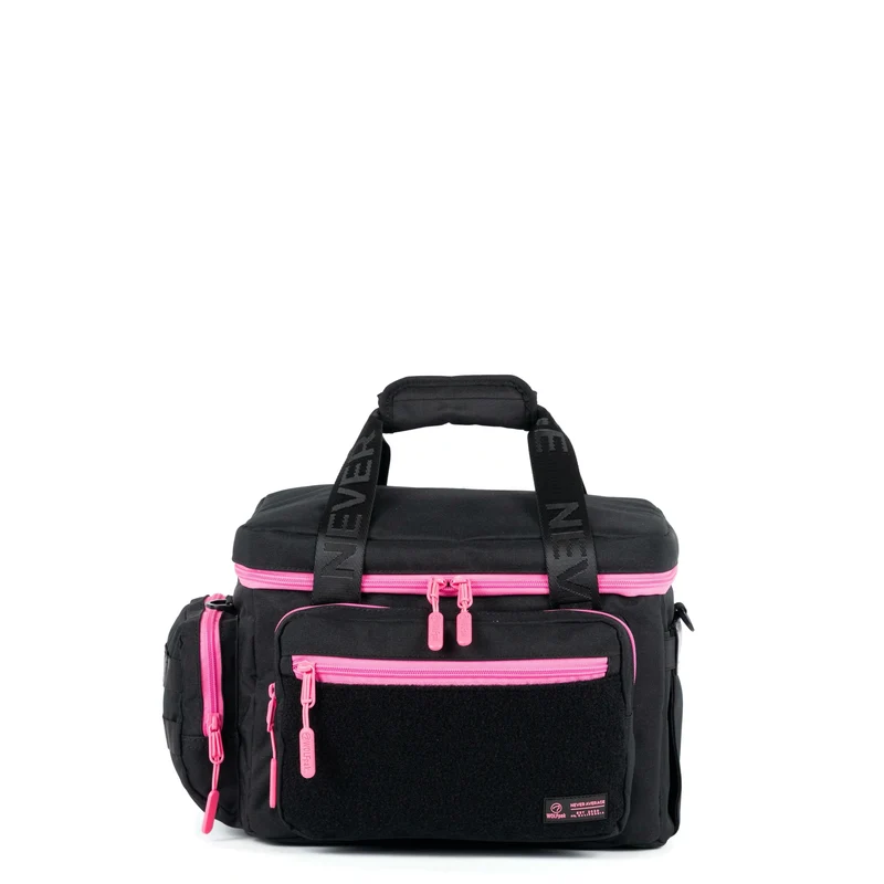 20L Black Neon Pink Tactical Lunch Box
