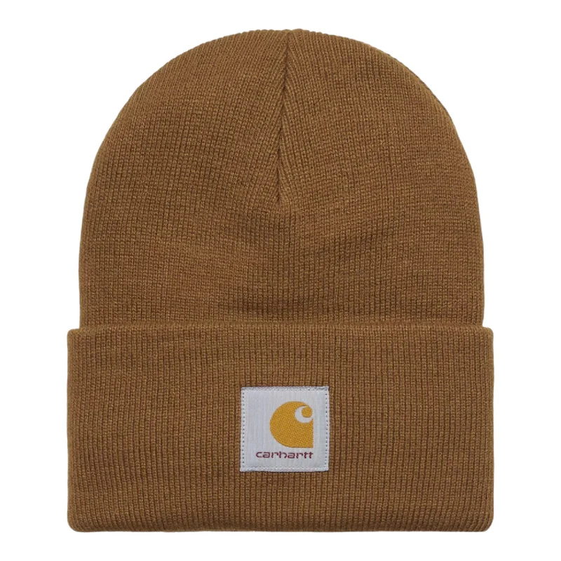 Acrylic Watch Hat Brown