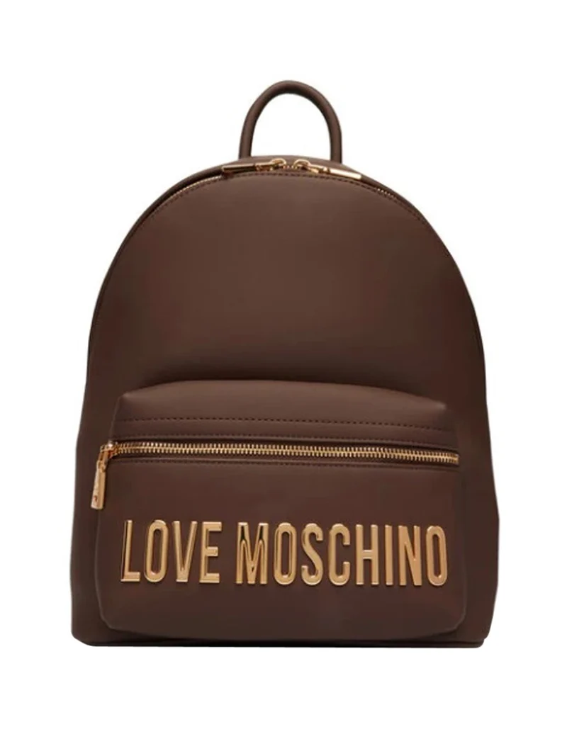 Moschino Zaino Moschino Logo Frontale Marrone