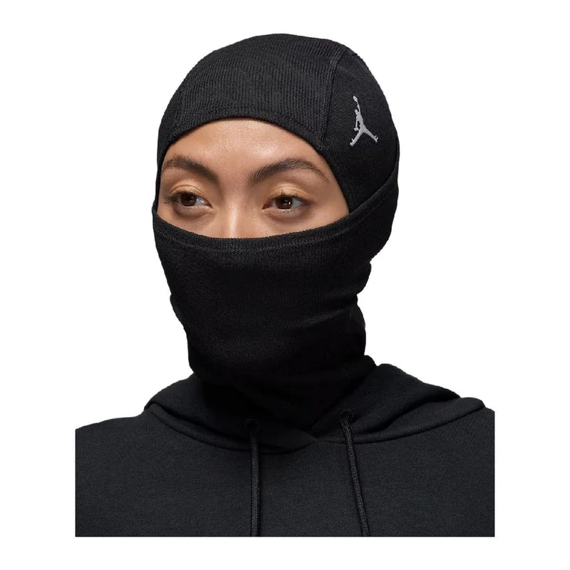 Flight Warm Rib Knit Hood Black
