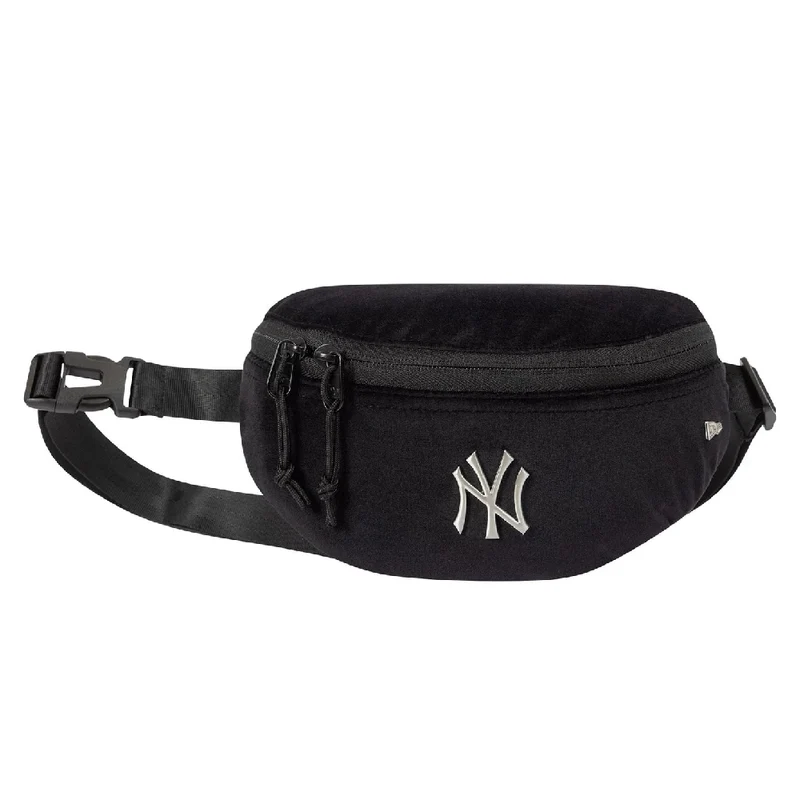 New York Yankees MLB Velour Pin Black Waist Bag