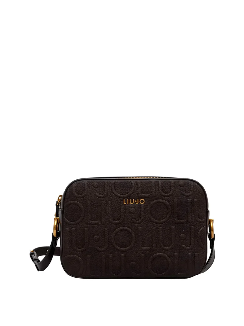 Liu Jo Borsa A Tracolla Liu Jo Logo Frontale Marrone