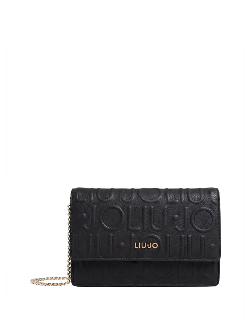 Liu Jo Borsa A Tracolla Liu Jo Logo Frontale Nero