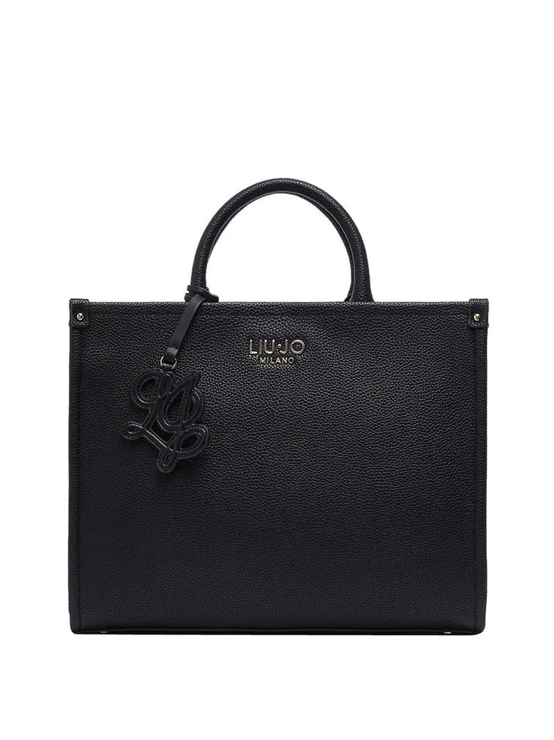 Liu Jo Borsa A Mano Liu Jo Media Logo Frontale Nero