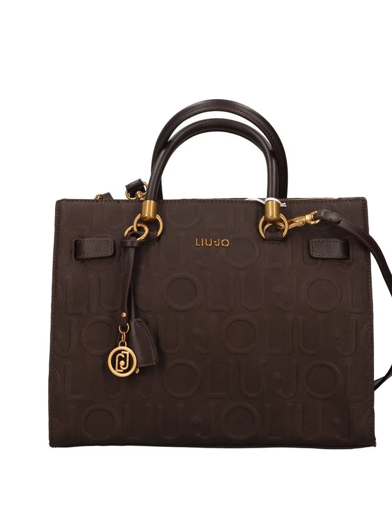 Liu Jo Borsa A Mano Liu Jo Logo Frontale Marrone