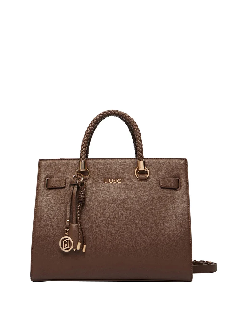 Liu Jo Borsa A Mano Liu Jo Charm Logato Marrone