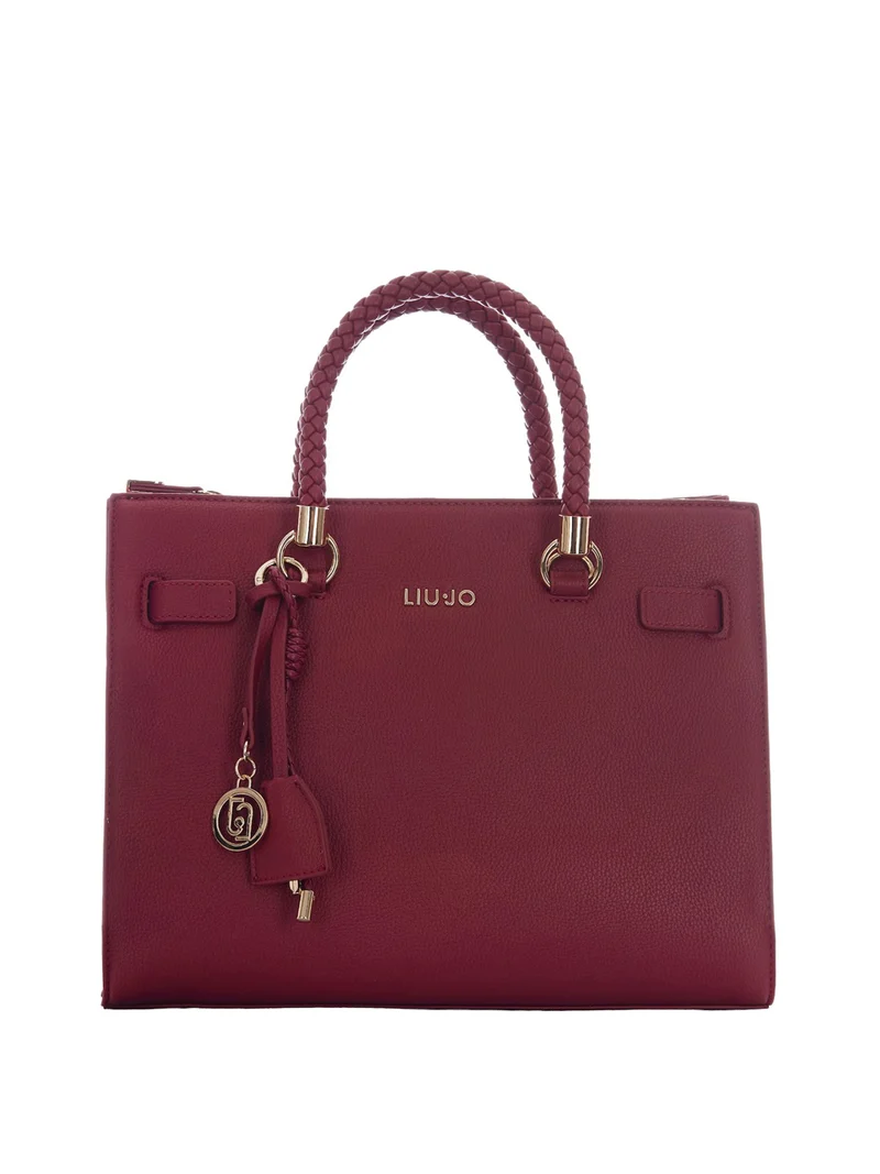 Liu Jo Borsa A Mano Liu Jo Charm Logato Bordeaux