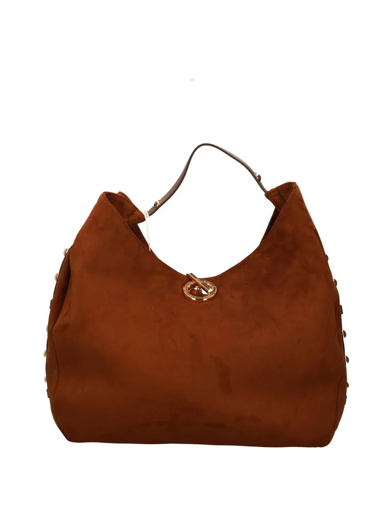 Liu Jo Borsa A Mano Liu Jo Hobo Grande Con Borchie Marrone