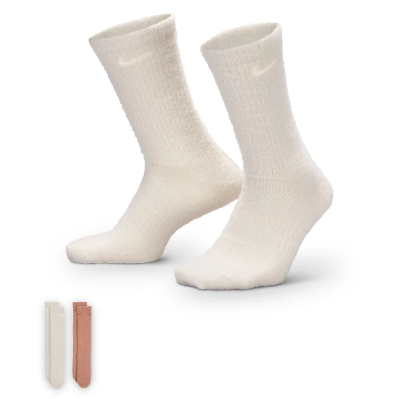 Everyday Cushioned Cozy Crew Socks (2 Pairs) Multi