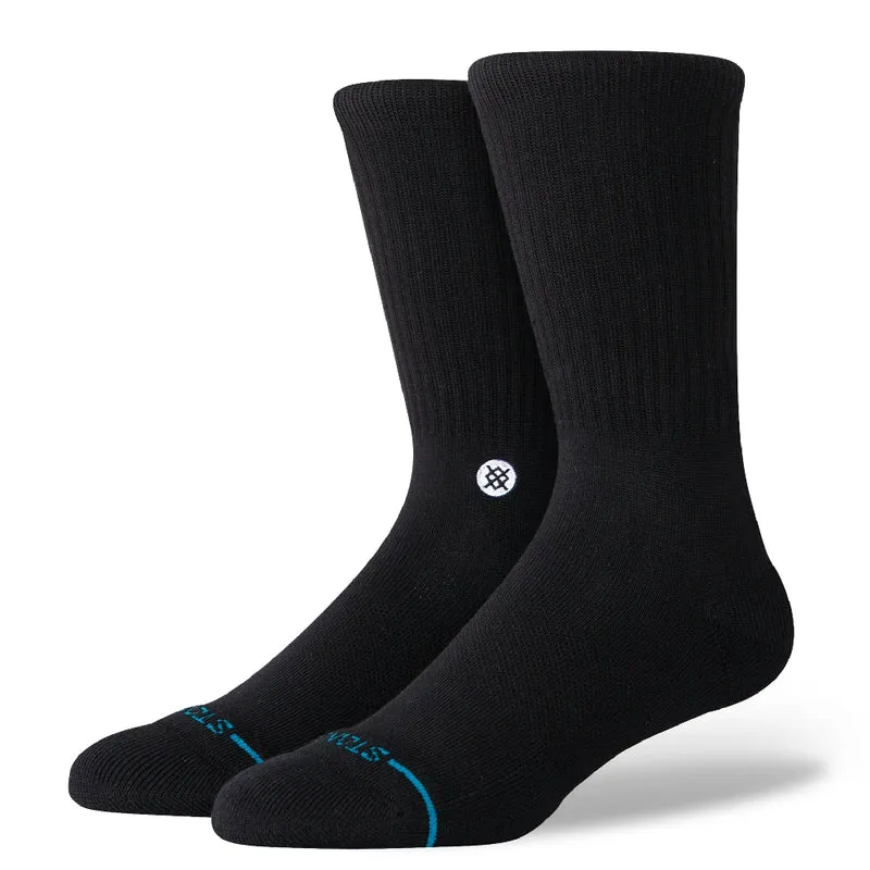 Icon Socks Black White