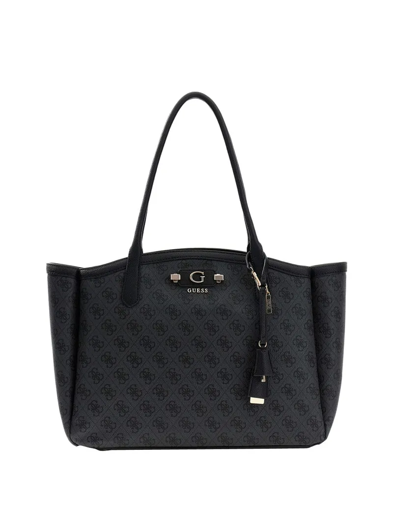 Guess Borsa A Mano Lindsey Tote - Coal