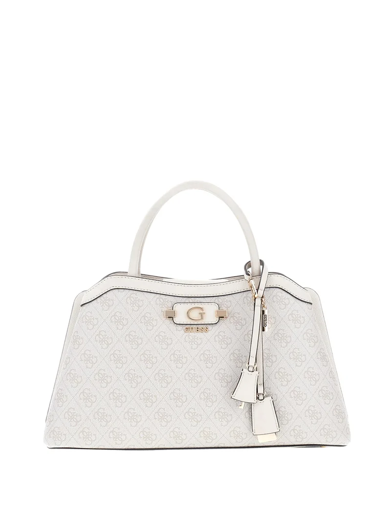 Guess Borsa A Mano Guess Lindsey Girlfriend Satchel - Bone