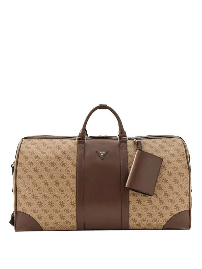 Guess Borsa A Mano Guess Milano Weekender - Beige Cognac
