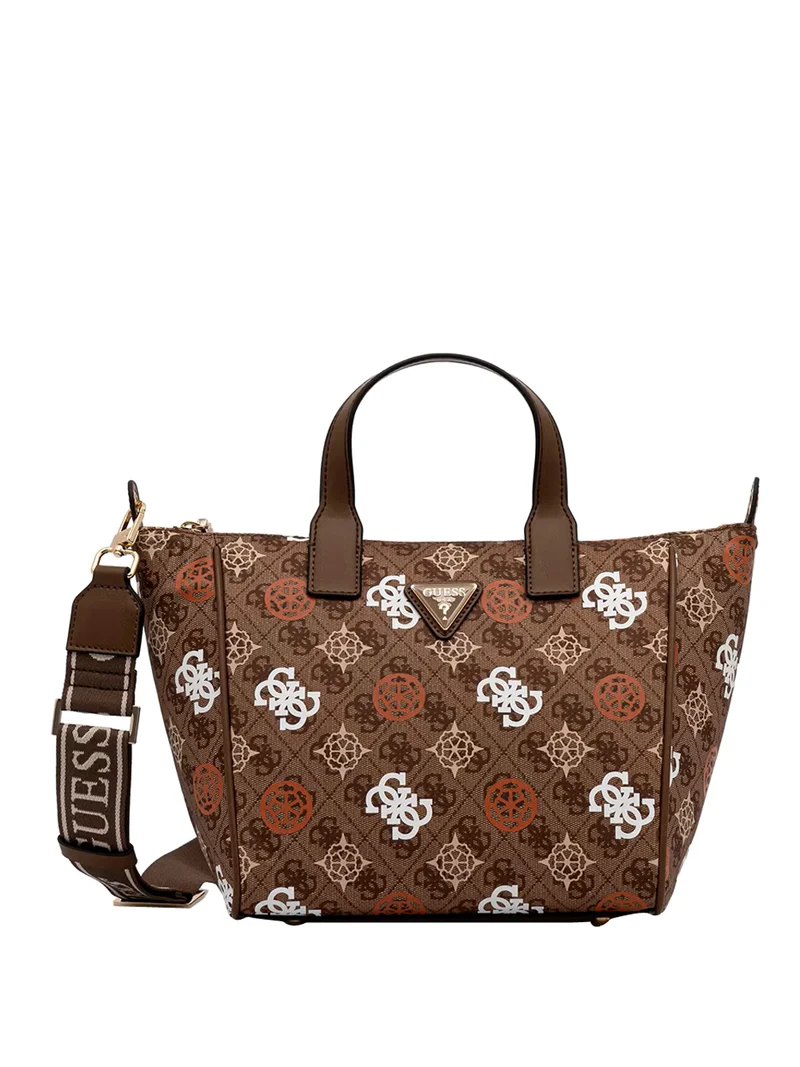 Guess Borsa A Mano Guess Eliette Logo Tote - Brown