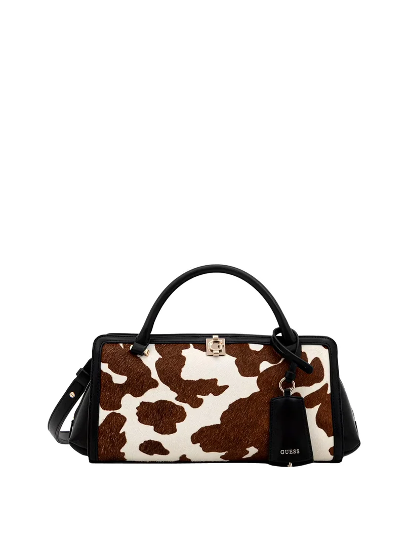 Guess Borsa A Mano Guess Audrey Sml Girlfriend Satchel - Cow