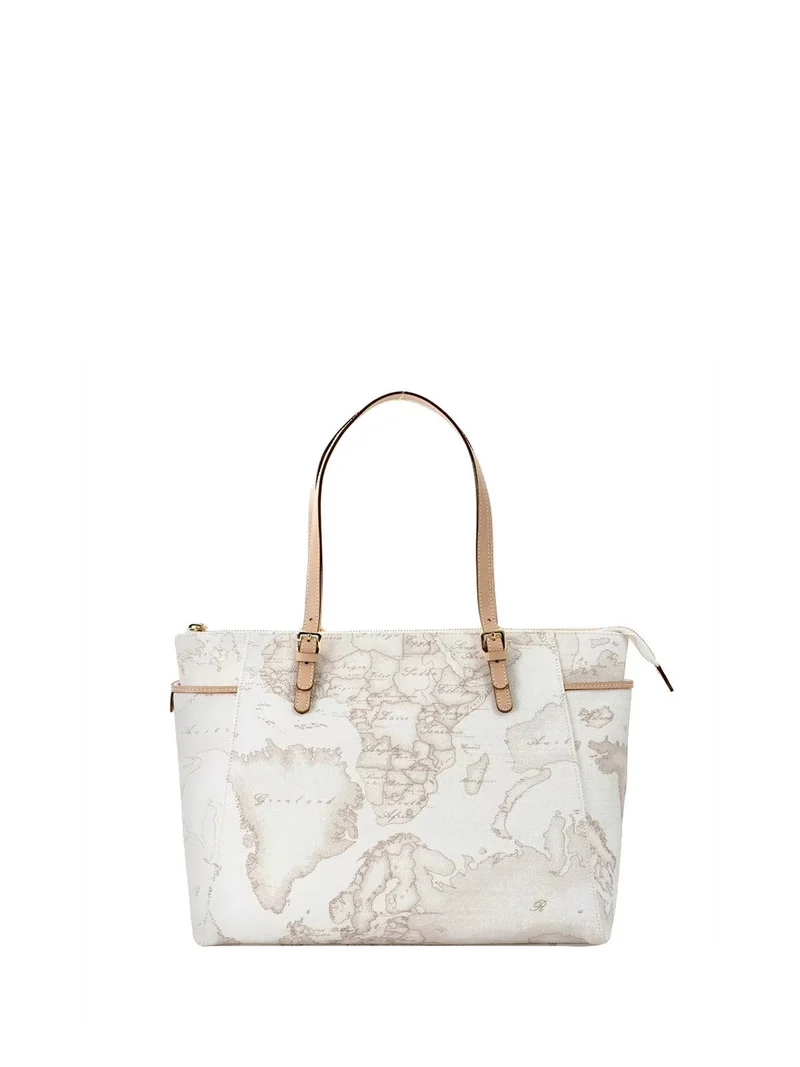Alviero Martini Borsa ShoBorsa Shopper Grande Donna Geo Classic Bianco
