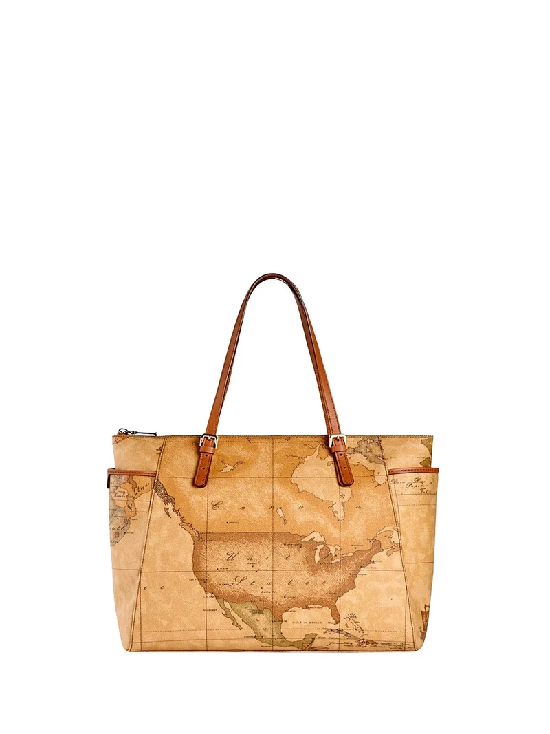 Alviero Martini Borsa Shopper Grande Donna Geo Classic Naturale