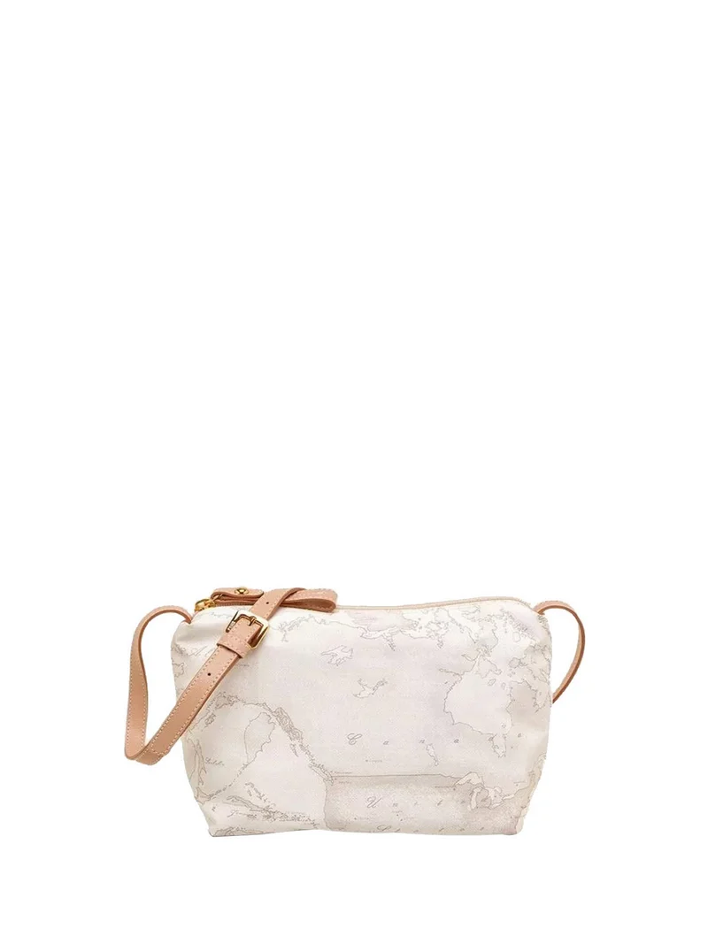 Alviero Martini Borsa A Tracolla Donna Piccola Geo Soft Bianco