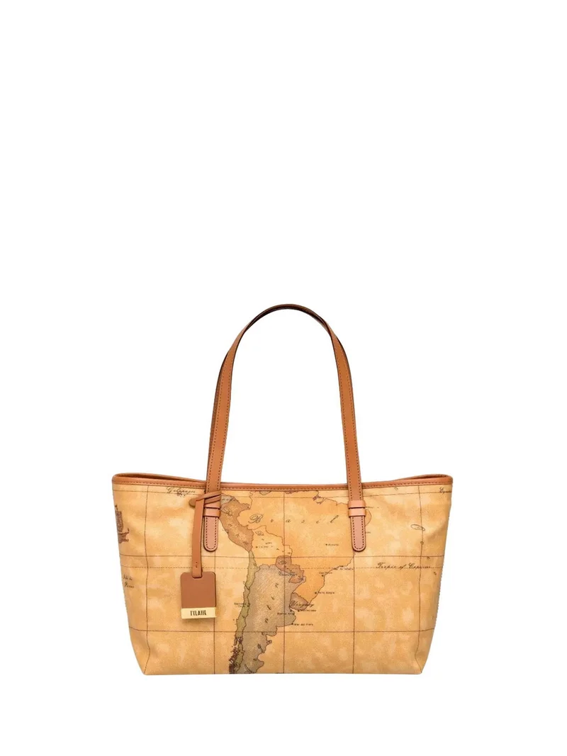 Alviero Martini Borsa Shopper Donna Media Geo Classic Naturale