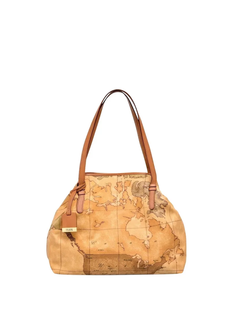 Alviero Martini Borsa Shopper Donna Geo Classic Media Naturale