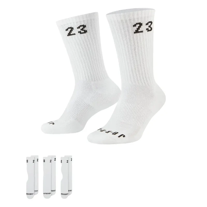 Essential Crew Socks White (3 Pairs)
